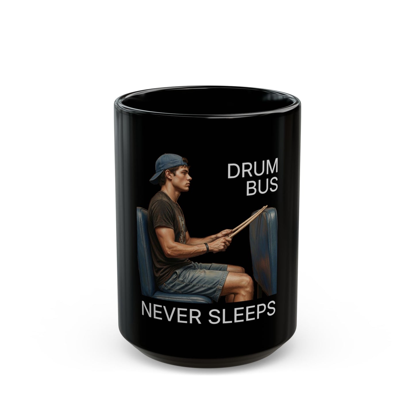 Drum bus never sleeps - Mug