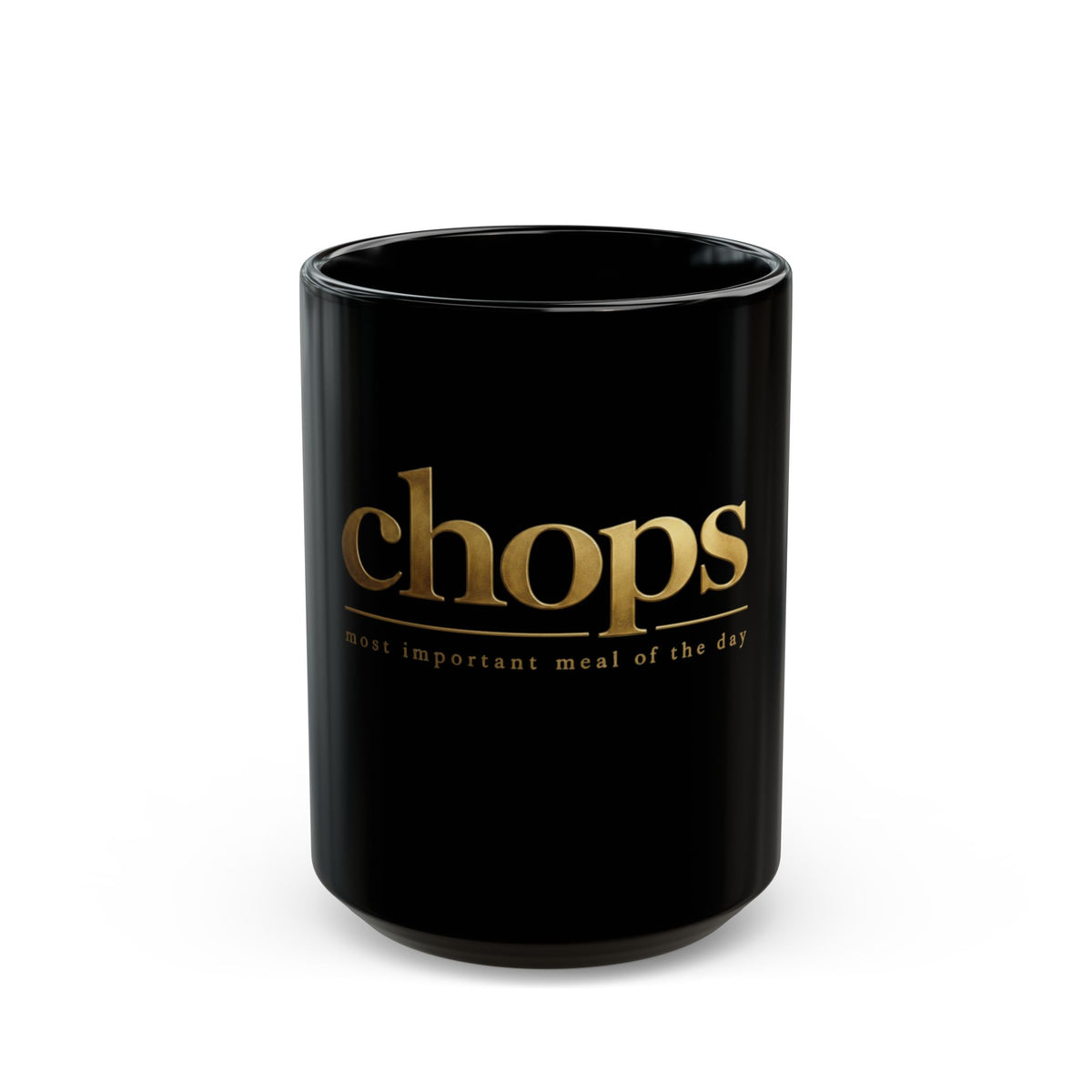 Chops, most important meal (gold) - Mug