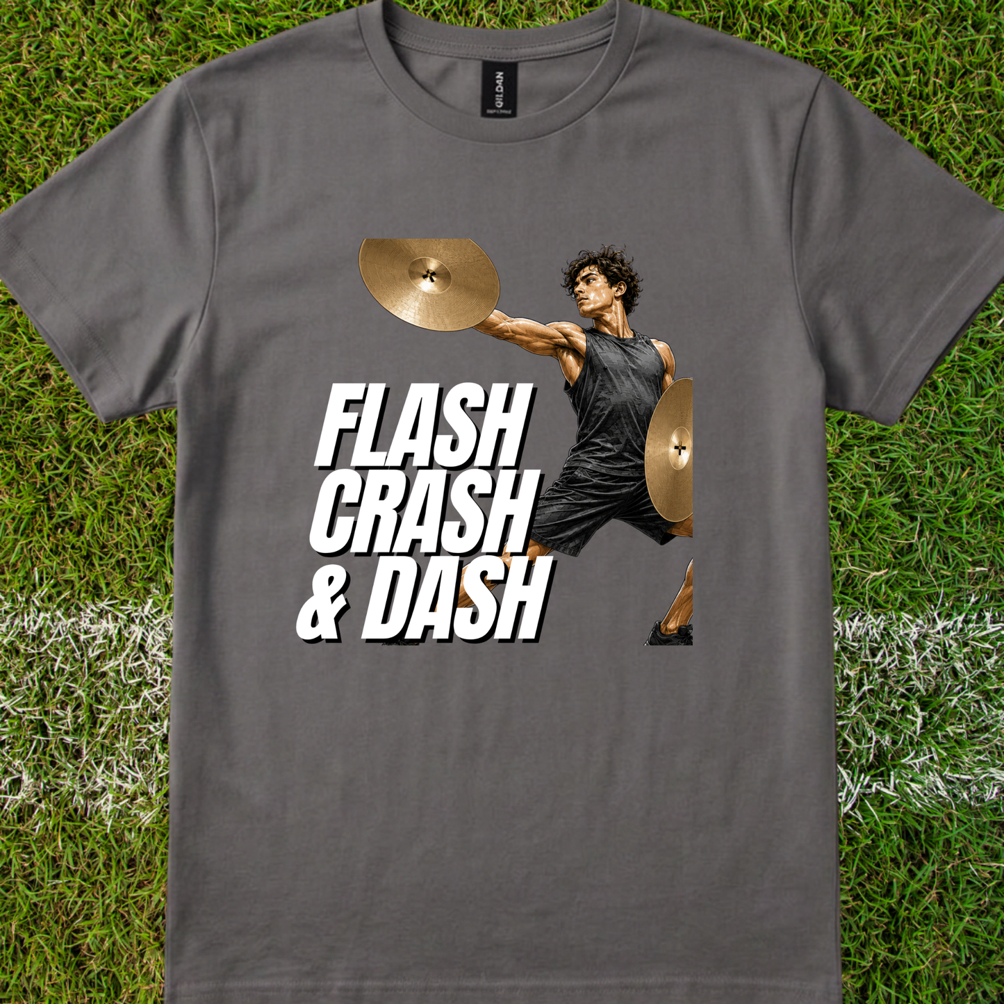Flash, crash, dash (version 2) - Quality Tee