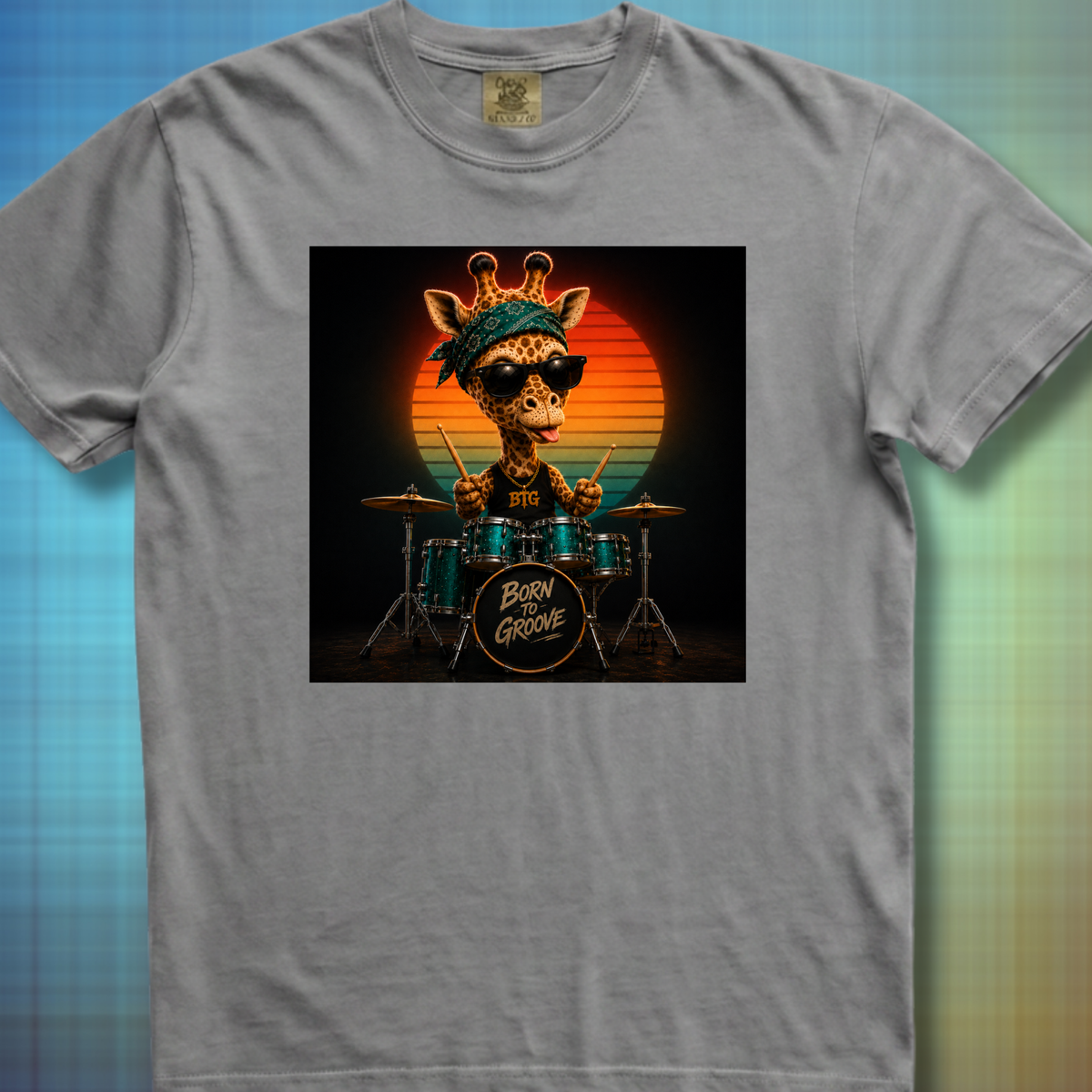 Born to groove (giraffe) - Premium Tee