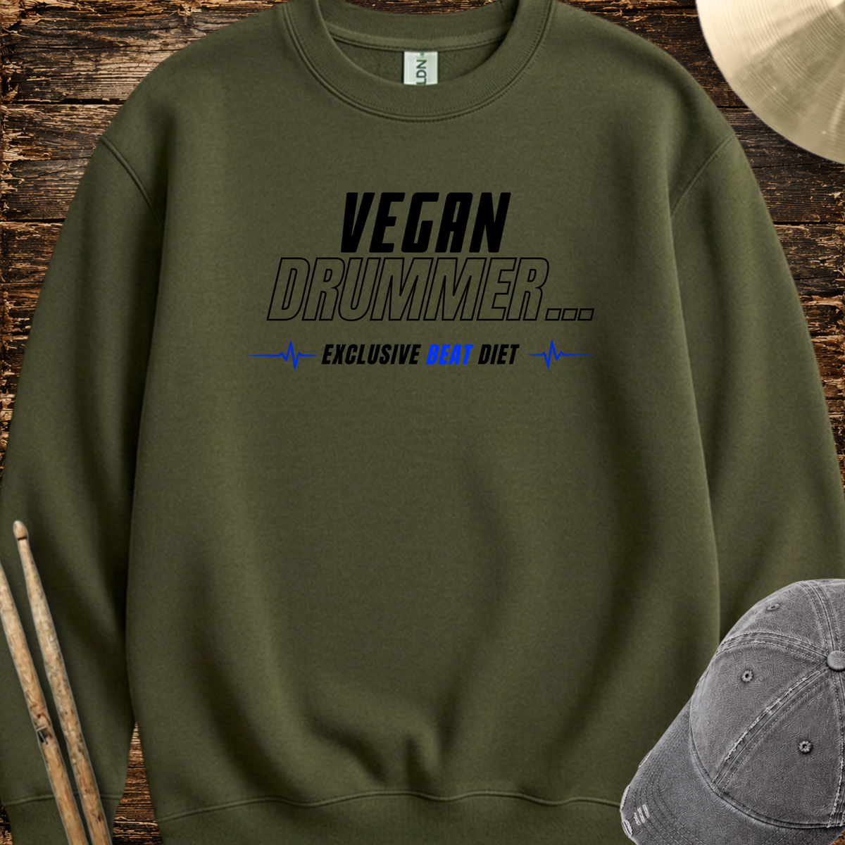 Vegan drummer (version 2) - Sweatshirt
