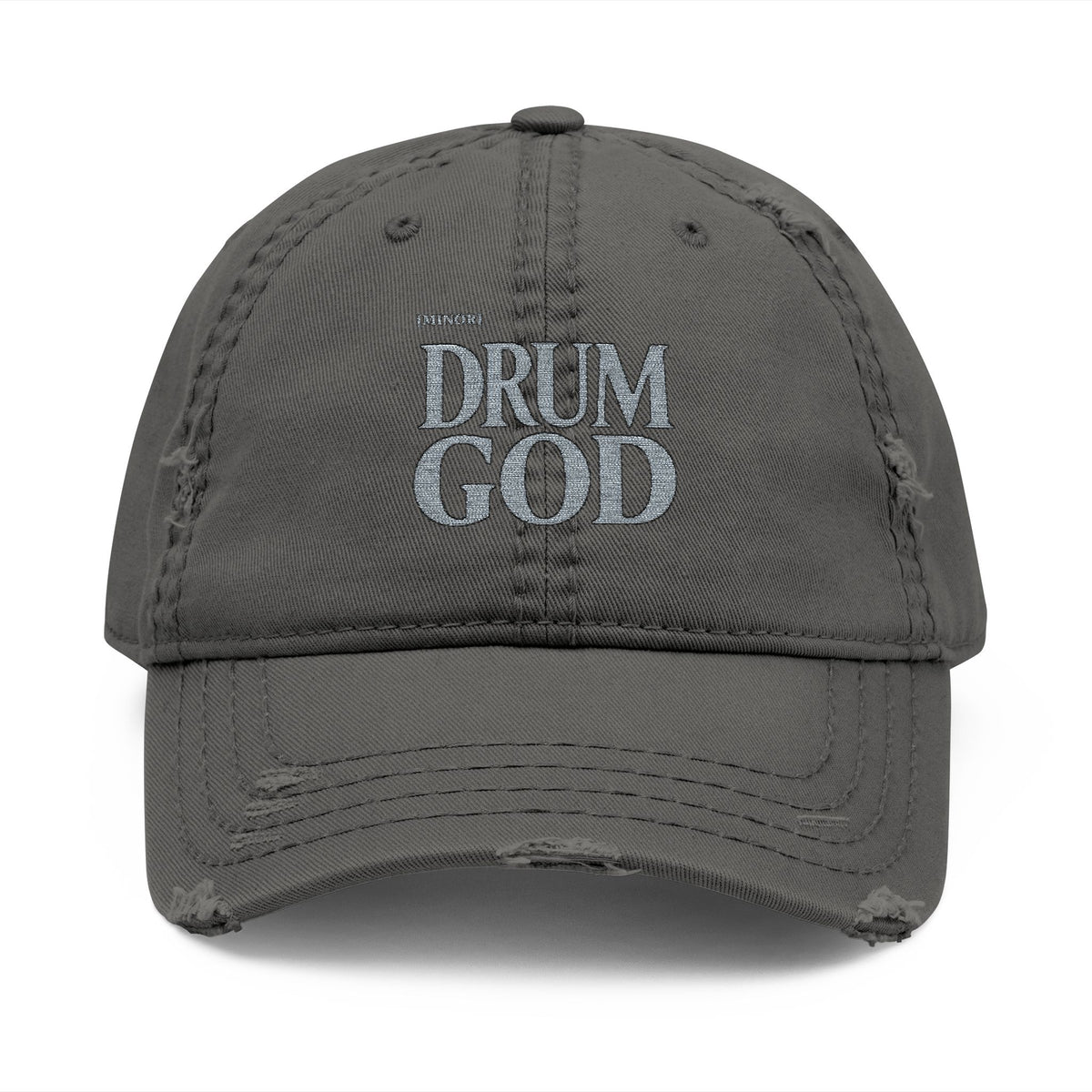 Minor drum god (grey) - Hat (embroidery)