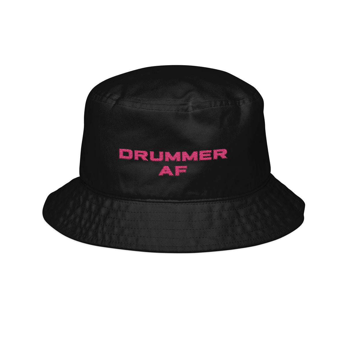 Drummer AF (hot pink) - Bucket Hat (embroidered)