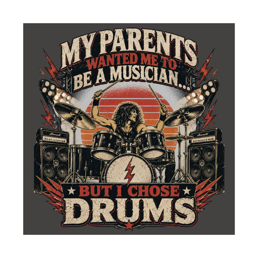 But I chose drums (hair) - Poster