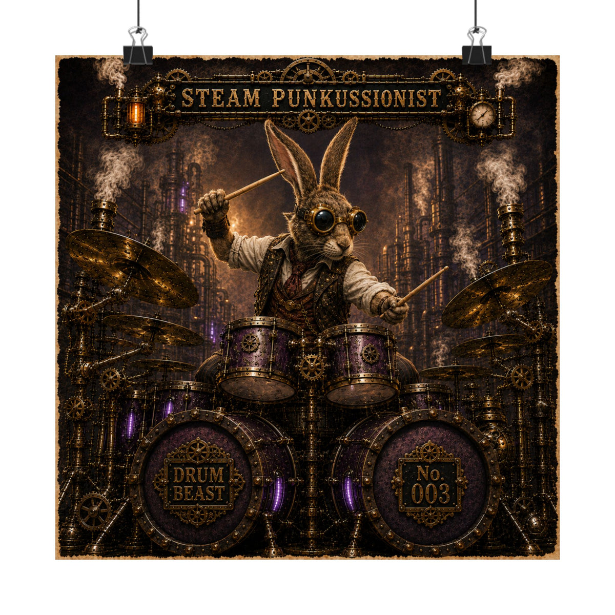Steam Punkussionist (Hare) - Poster
