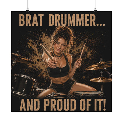 Brat drummer - Poster