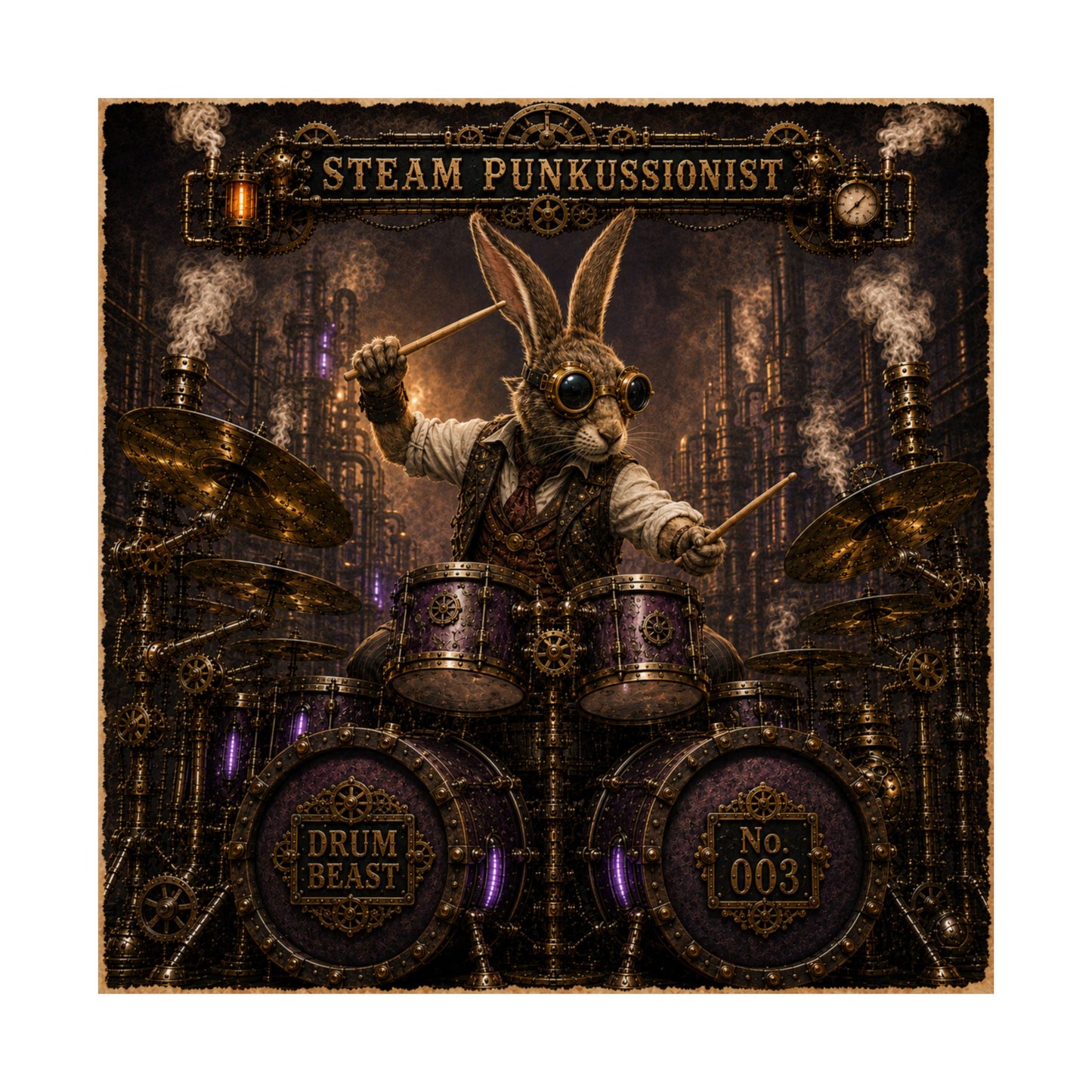 Steam Punkussionist (Hare) - Poster