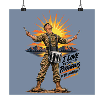 I love the smell of paradiddles - Poster