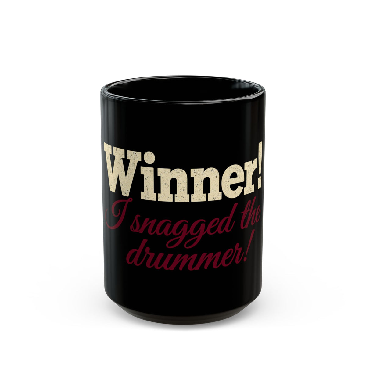 Winner, I snagged the drummer (version 2) - Mug