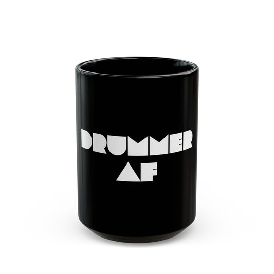 Drummer AF (futuristic - white) - Mug