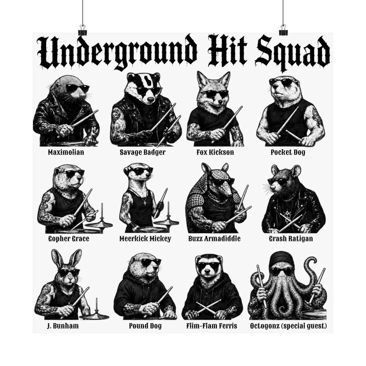 Underground Hit Squad - Poster