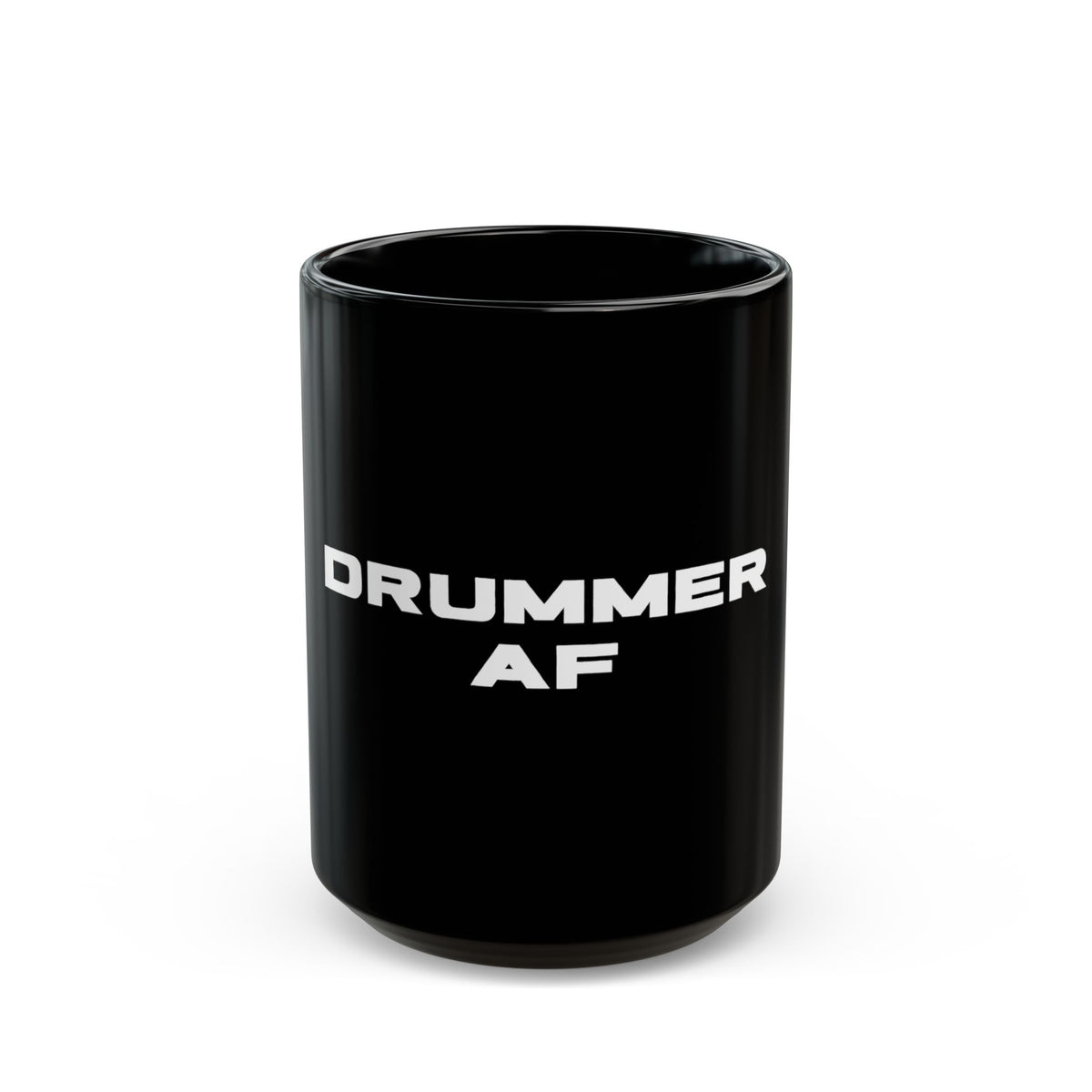 Drummer AF (solid - white) - Mug