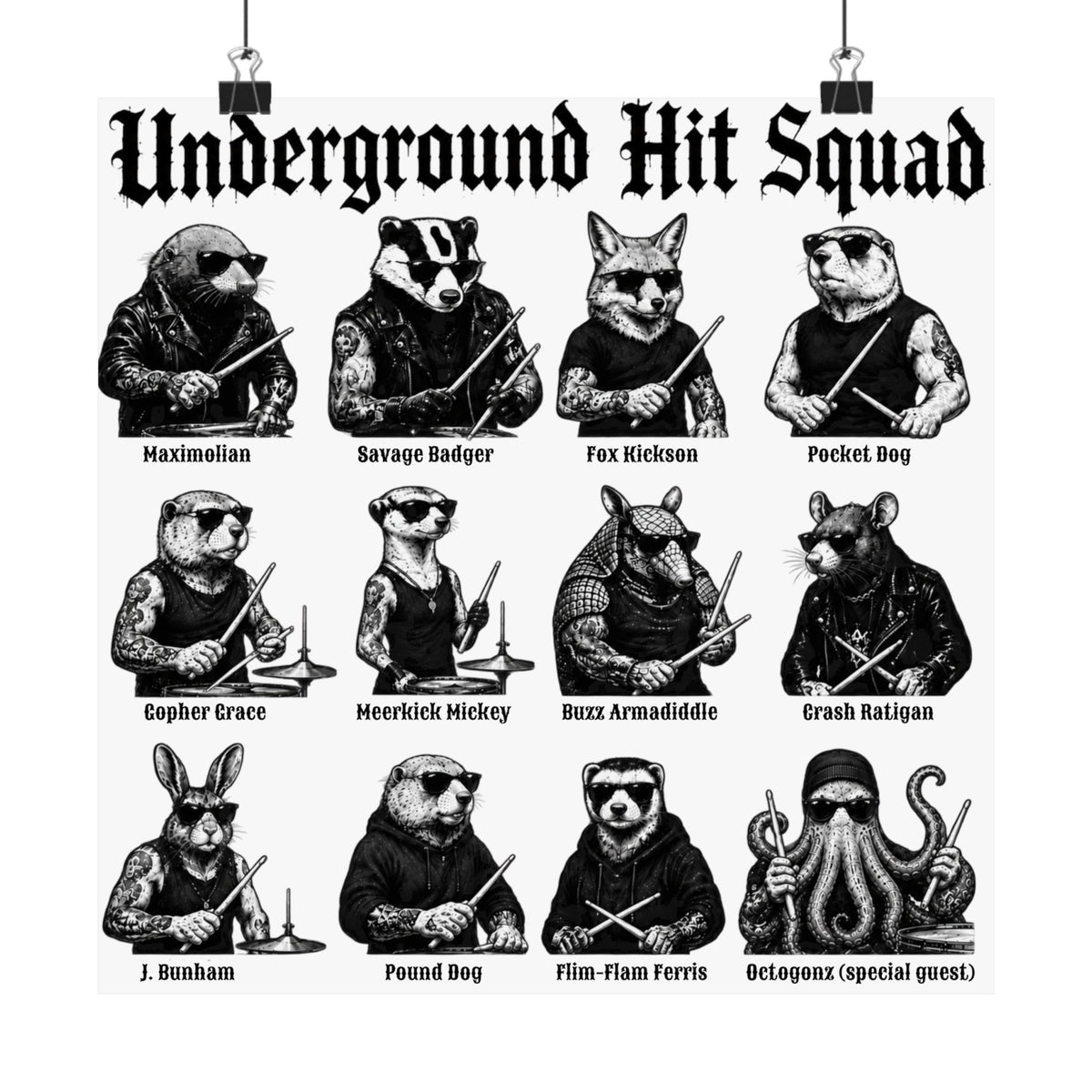 Underground Hit Squad - Poster