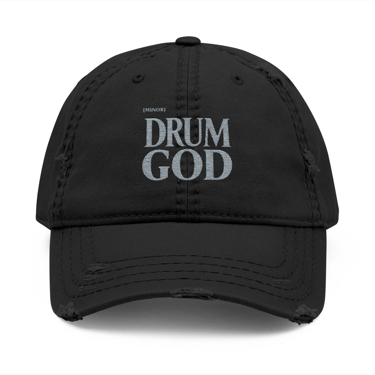 Minor drum god (grey) - Hat (embroidery)