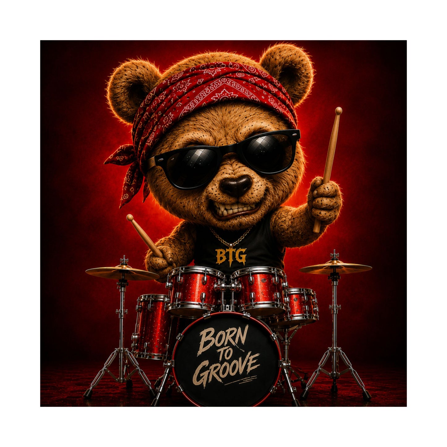 Born to Groove (Bear) - Poster