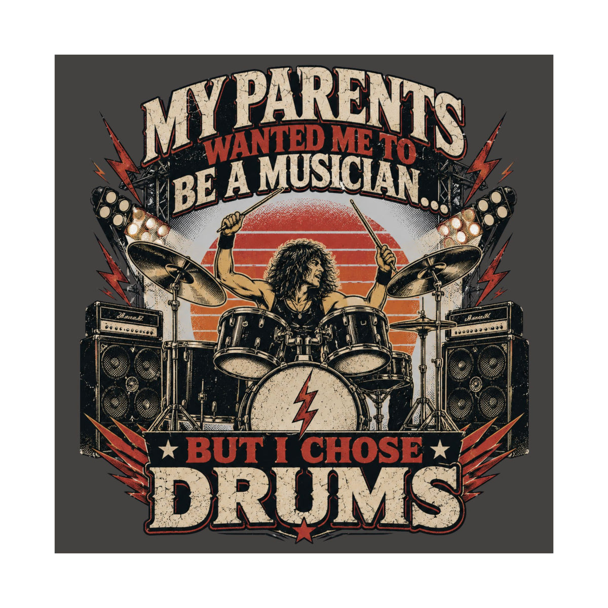 But I chose drums (hair) - Poster