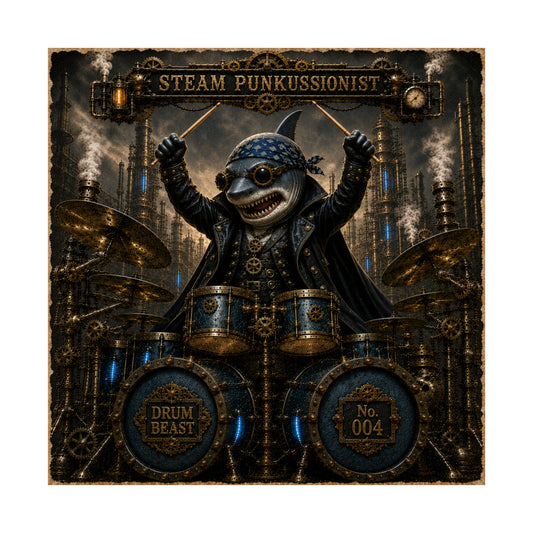 Steam Punkussionist (Shark) - Poster