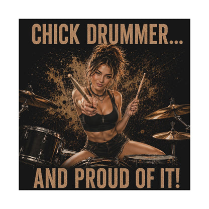 Chick drummer - Poster