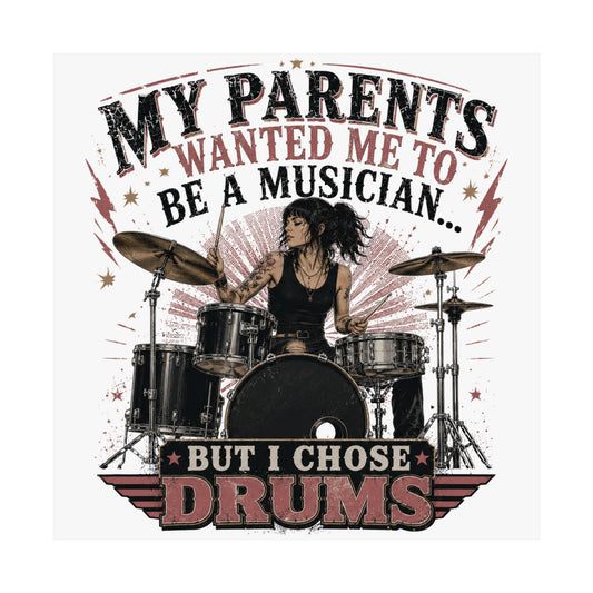 But I chose drums (chick) - Poster