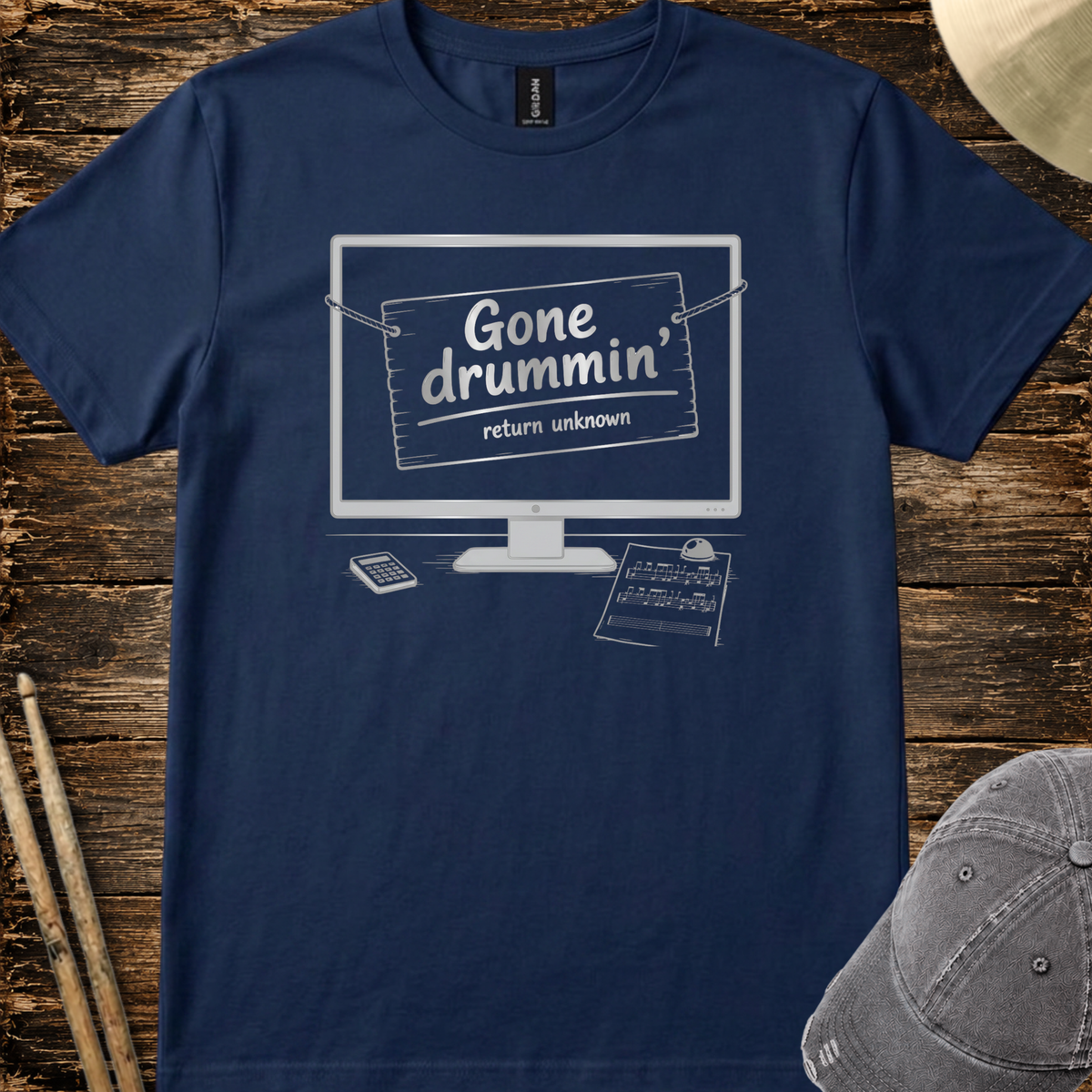 Gone Drummin - Quality Tee