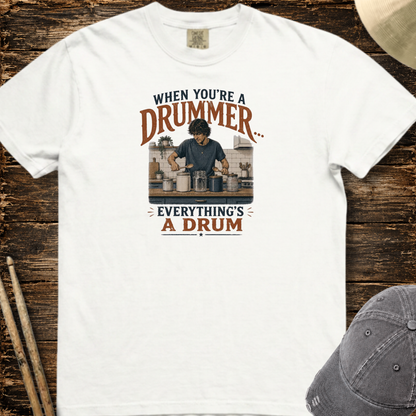 When you're a drummer (kitchen) - Premium Tee