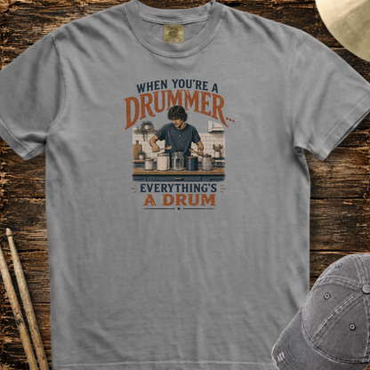 When you're a drummer (kitchen) - Premium Tee
