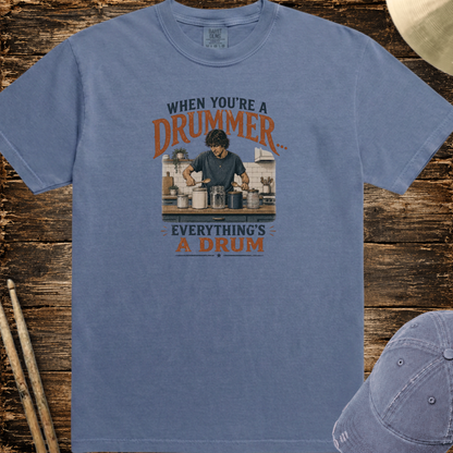 When you're a drummer (kitchen) - Premium Tee