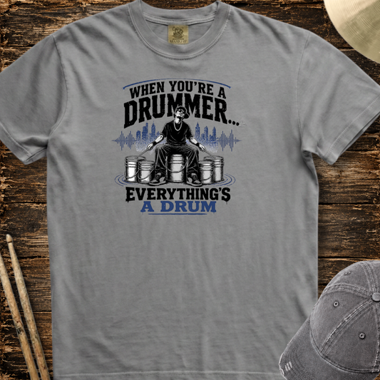 When you're a drummer (bucket) - Premium Tee