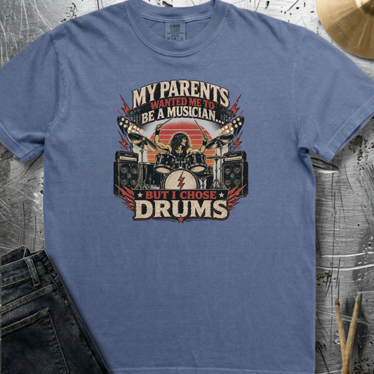 I chose drums (hair) - Premium Tee