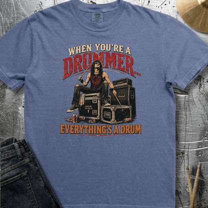 When you're a drummer (stage) - Premium Tee