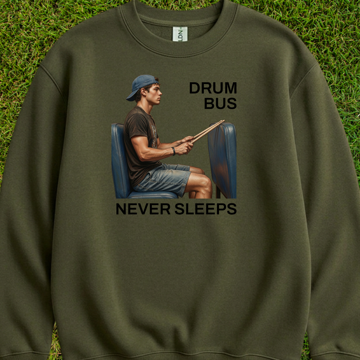 Drum bus never sleeps (version 1) - Sweatshirt
