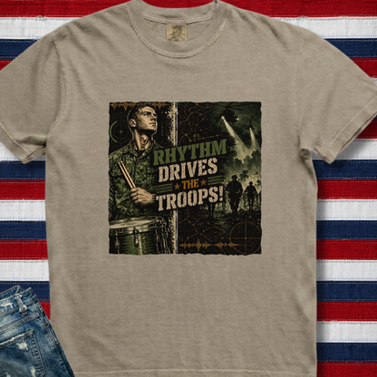 Rhythm drives troops (green) - Premium Tee