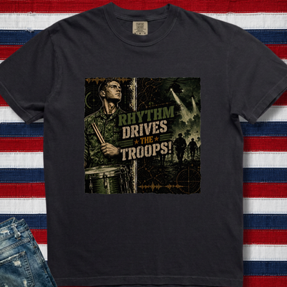 Rhythm drives troops (green) - Premium Tee