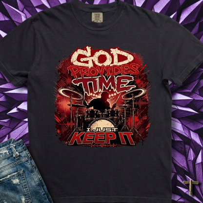 God provides time (red) - Premium Tee