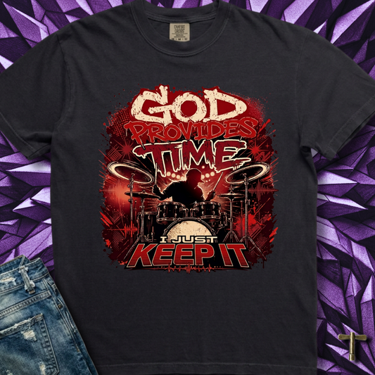 God provides time (red) - Premium Tee
