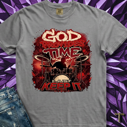 God provides time (red) - Premium Tee