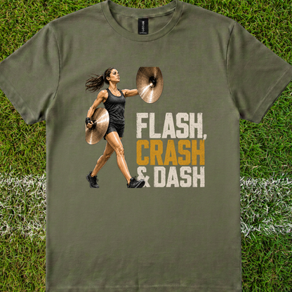 Flash, crash, dash (version 1) - Quality Tee