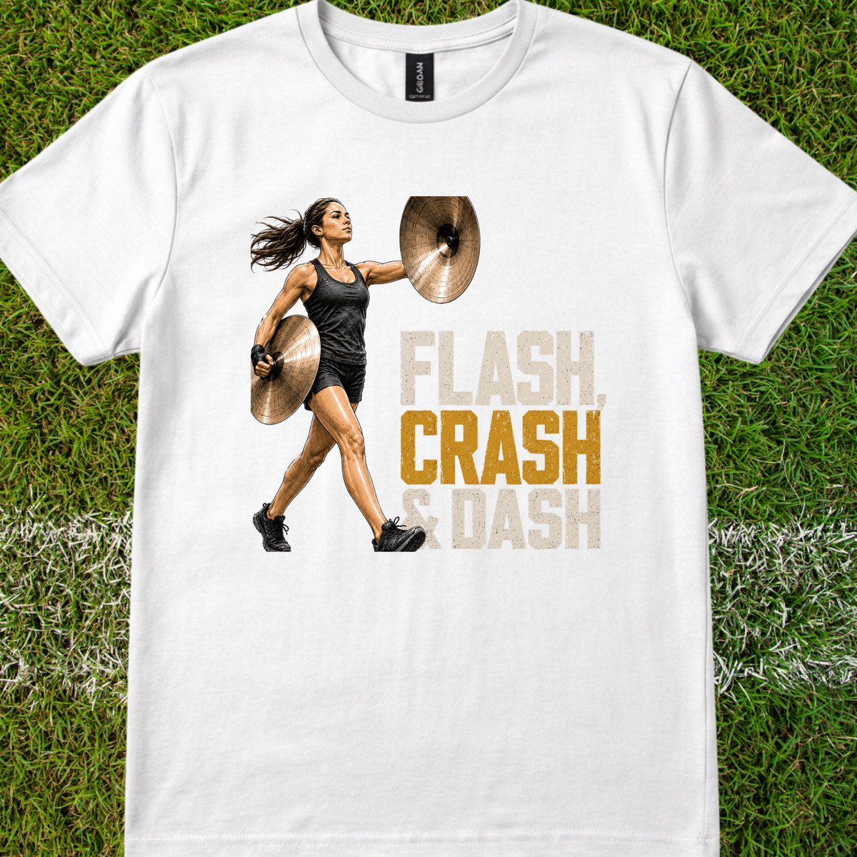 Flash, crash, dash (version 1) - Quality Tee