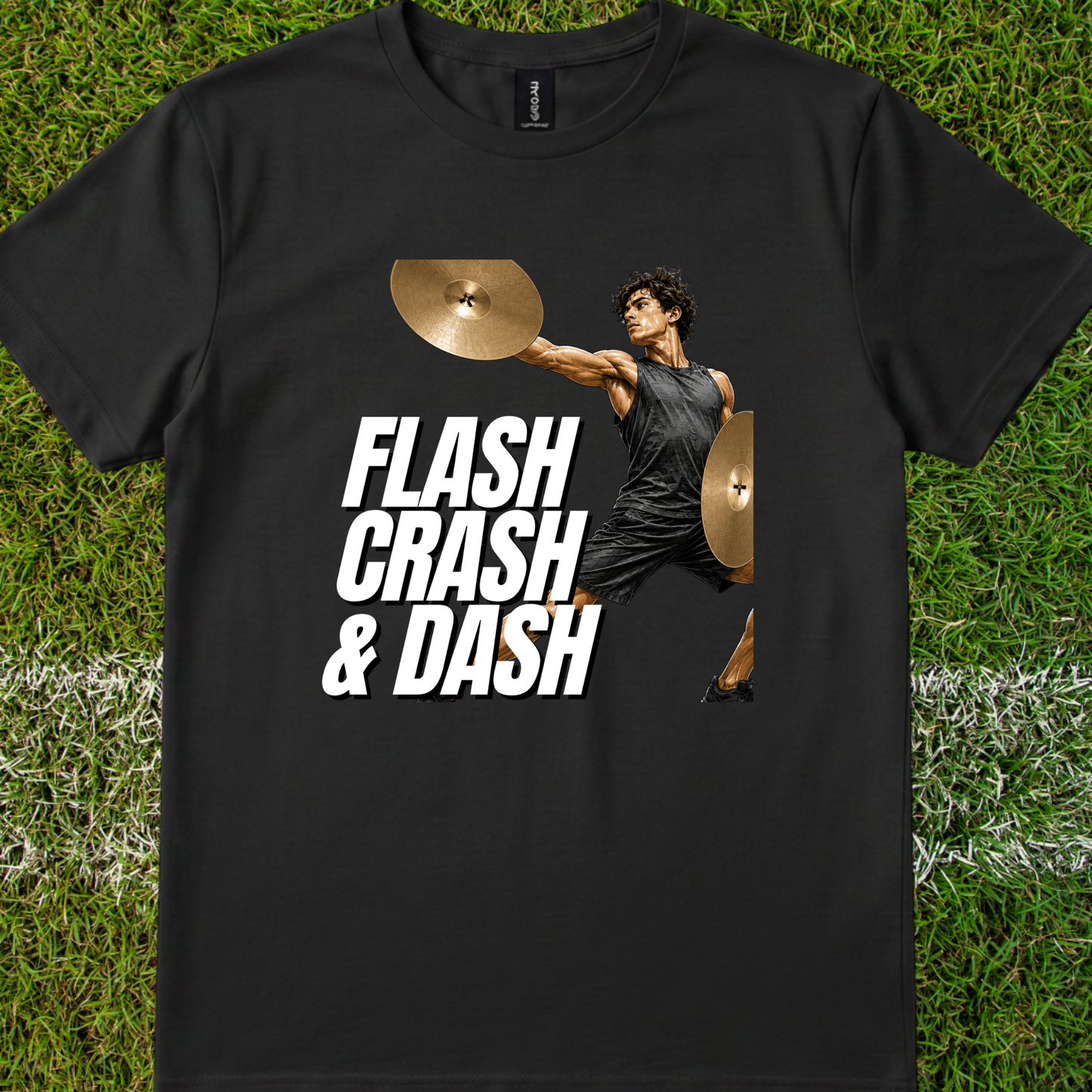 Flash, crash, dash (version 2) - Quality Tee