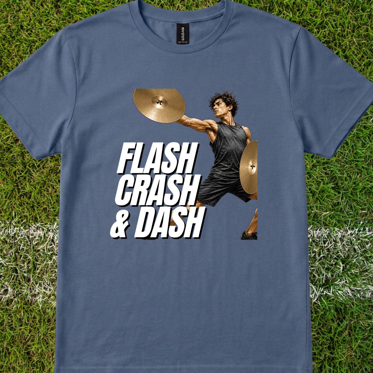 Flash, crash, dash (version 2) - Quality Tee