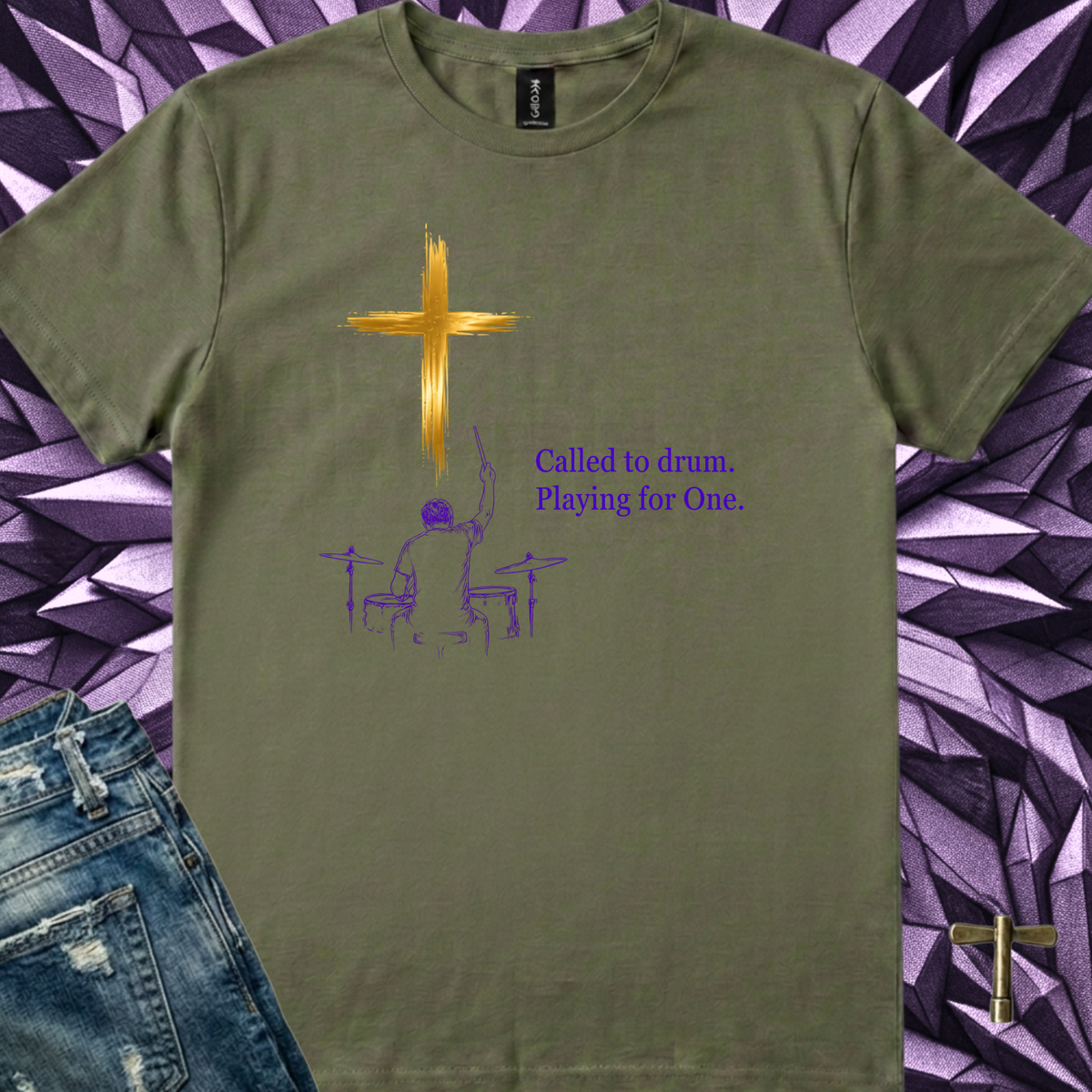 Called to drum (version 2) - Quality Tee