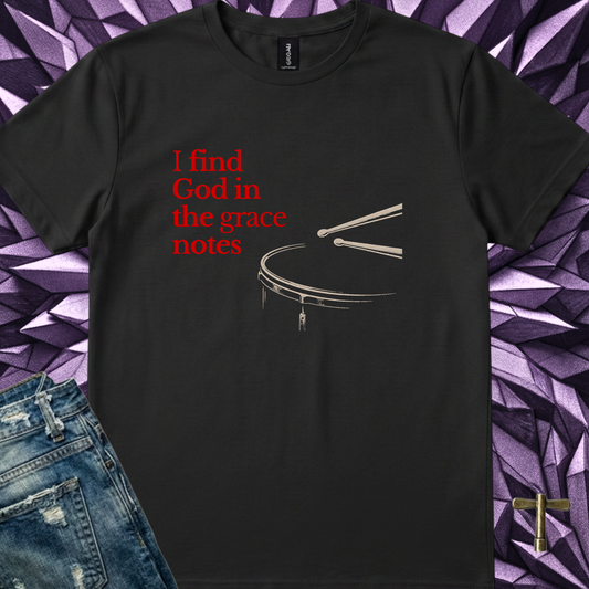 I find God (version 2, red) - Quality Tee