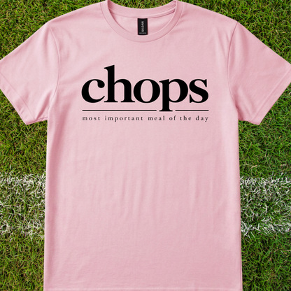 Chops, most important meal (marching) - Quality Tee