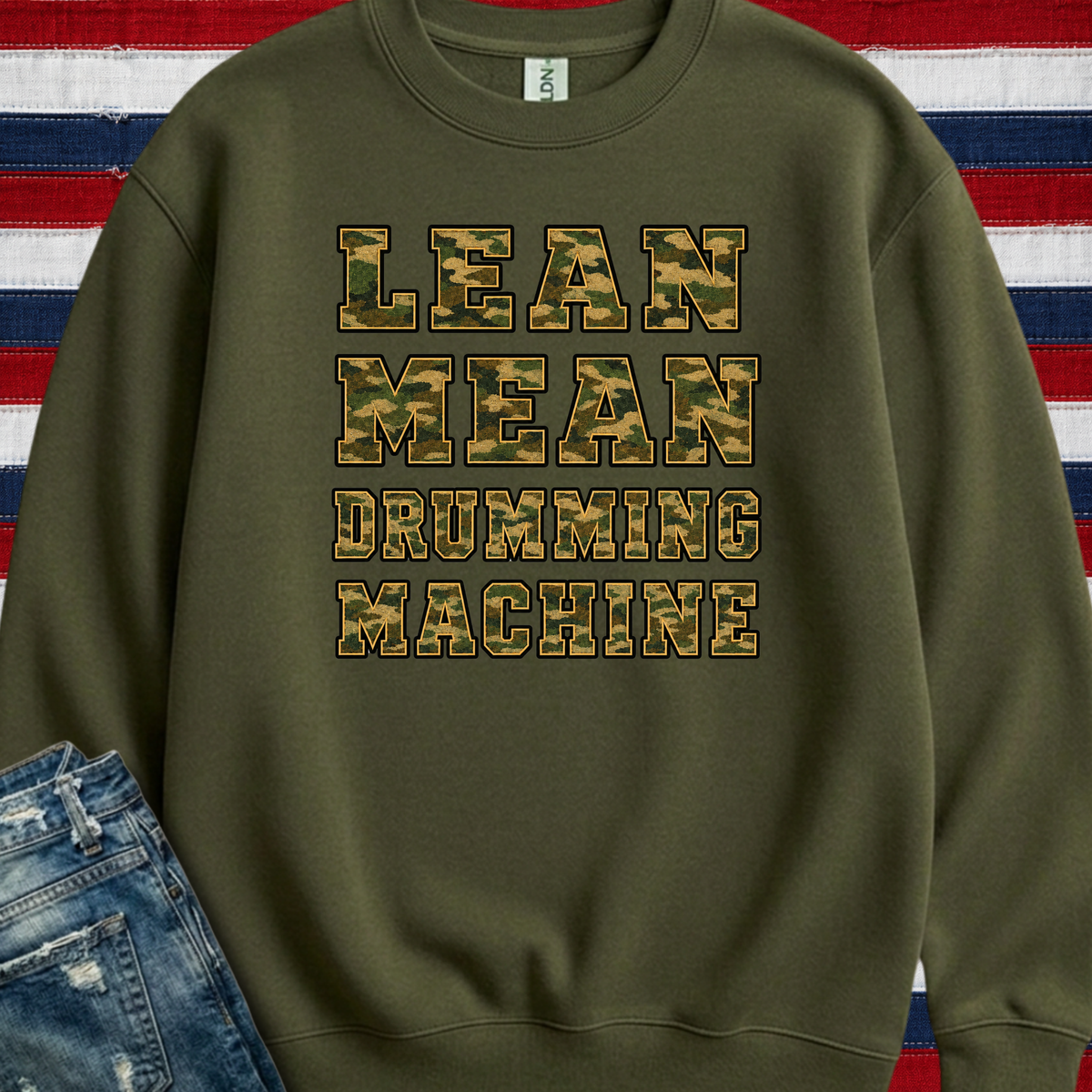 Lean green drumming machine - Sweatshirt