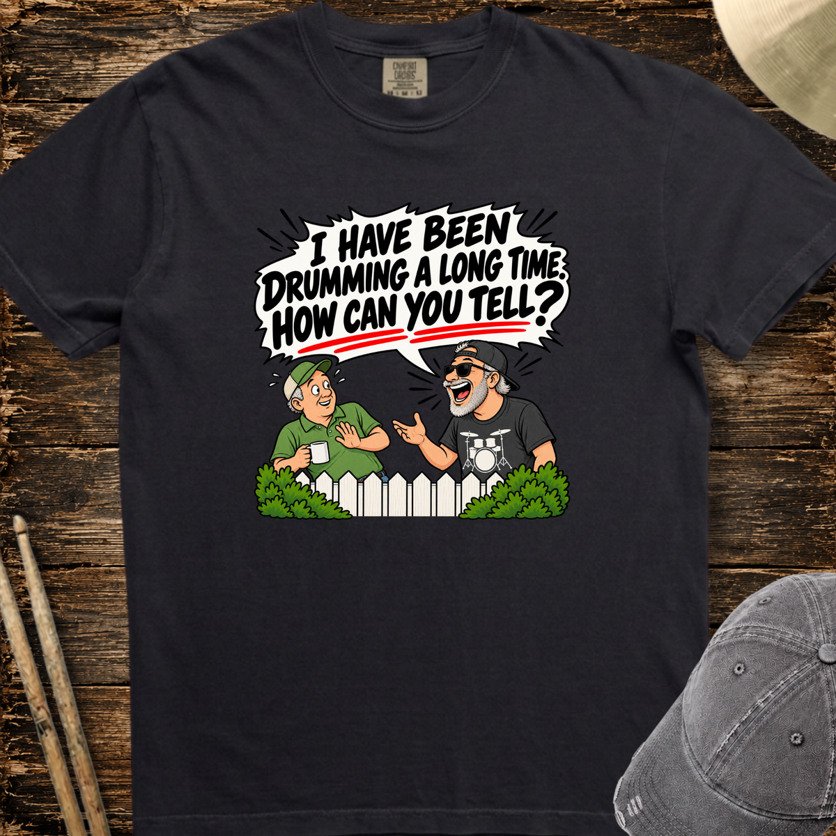 I have been drumming a long time - Premium Tee