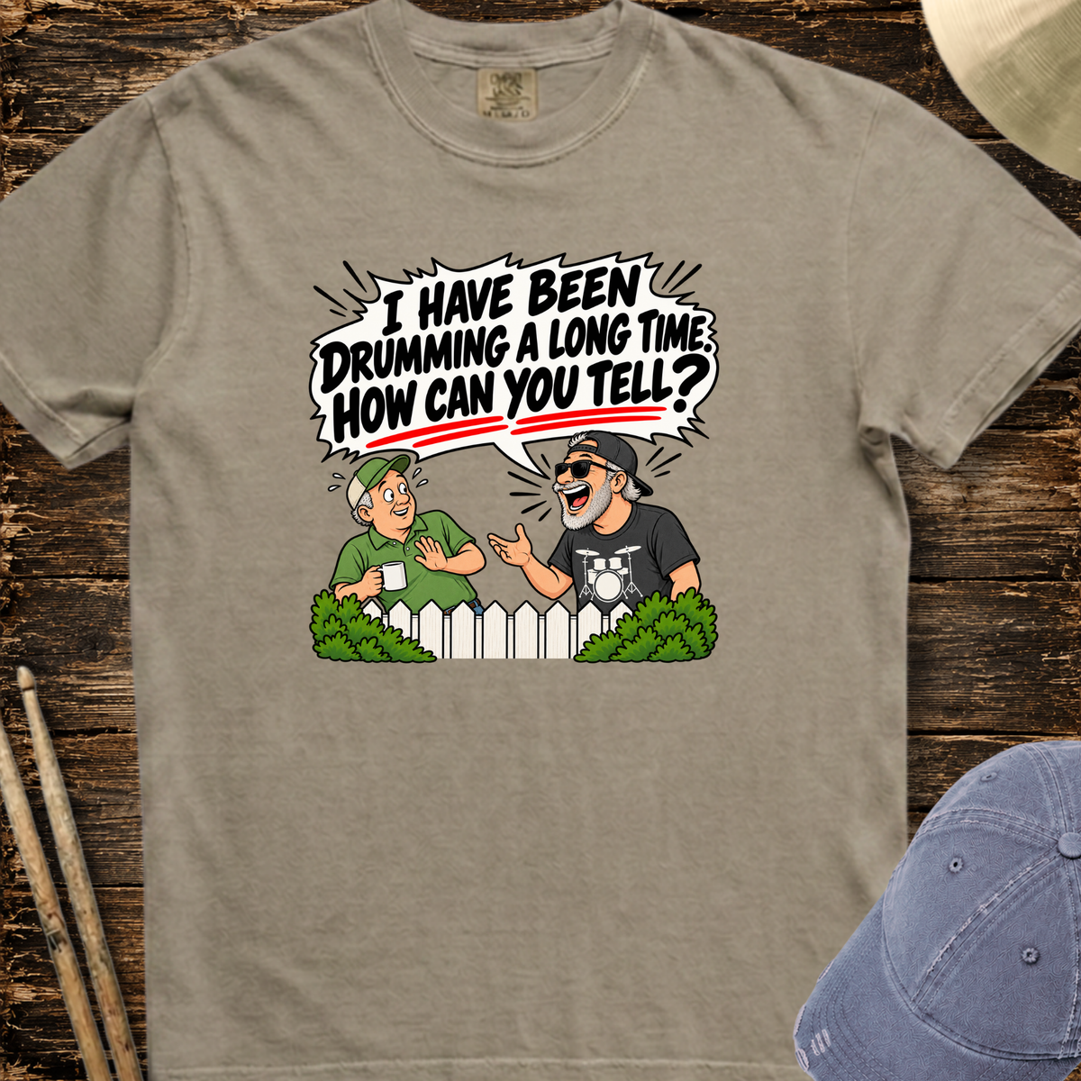 I have been drumming a long time - Premium Tee