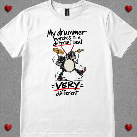 My drummer marches - Quality Tee