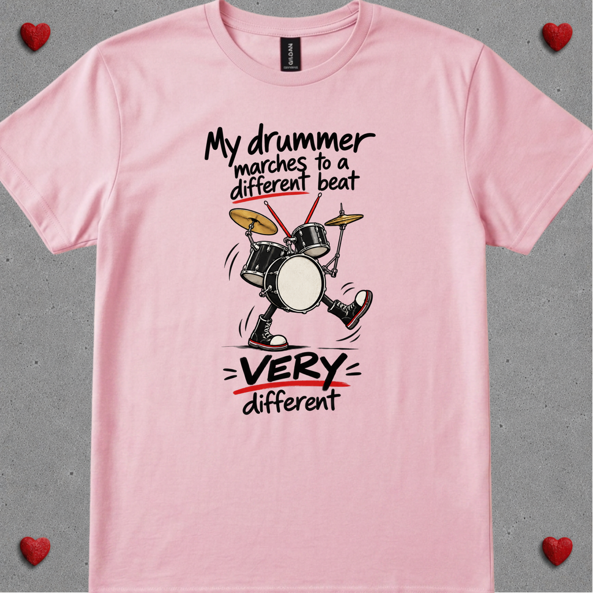 My drummer marches - Quality Tee
