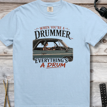 When you're a drummer (green) - Premium Tee