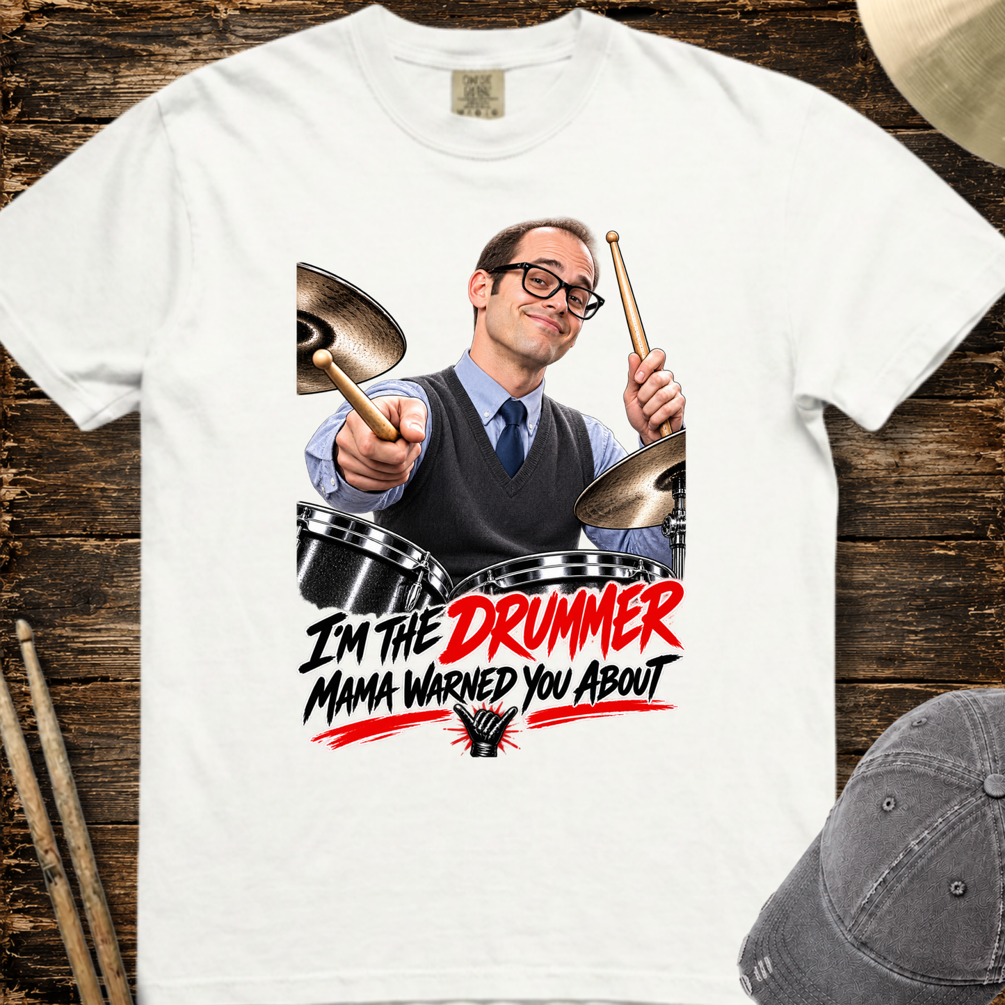 I'm the drummer (version 2) - Premium Tee